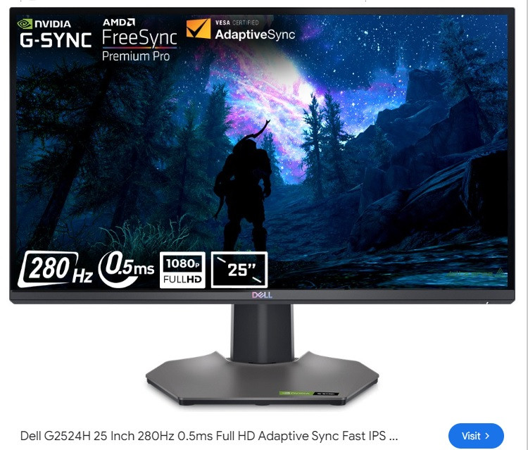 最終お値下げ 今日限定】DELL ゲーミングモニター280Hz 24.5インチ