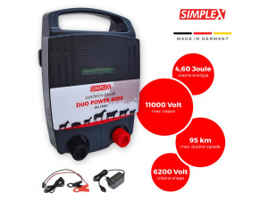 Električni pastir Simplex DUO POWER 4000 - 4.6J
