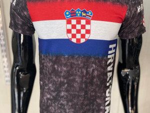 Majica kratki rukav Hrvatska Hrvatske majice navijacke dres