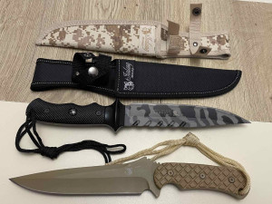 Vojni noz 1+1 LOVAČKI NOŽ LOV RIBOLOV VOJNI NOŽ