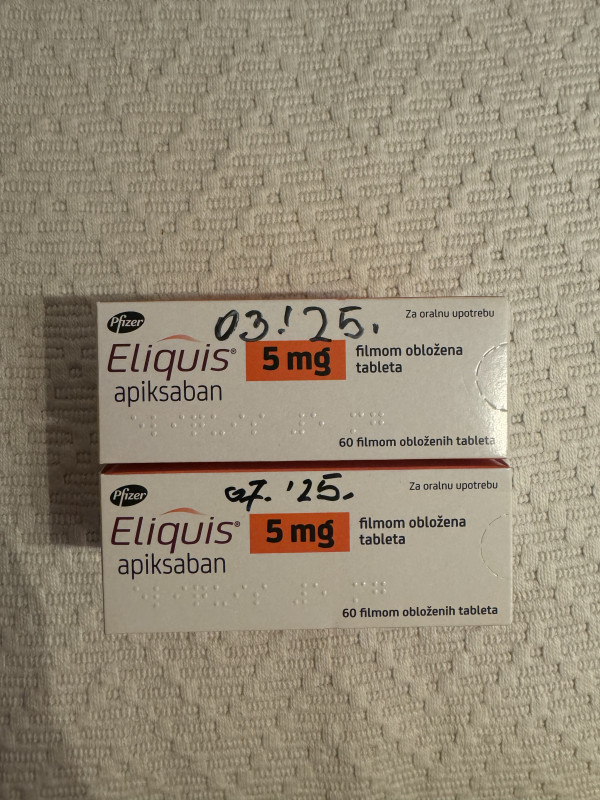Eliquis Apiksaban 5 mg