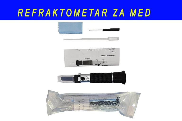 Refraktometar mjerač vlage med vlažnost meda pčele
