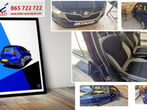 ŠKODA FABIA 3 NJ3 DIJELOVI SJEDIŠTA PREDNJA ZADNJA