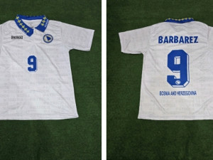 Retro dres BiH Barbarez za djecu i odrasle Bosna dresovi stari