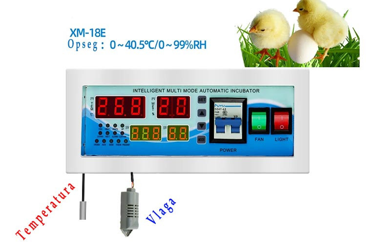 Termoregulator za inkubator XM-18E jaja leghorn pilići