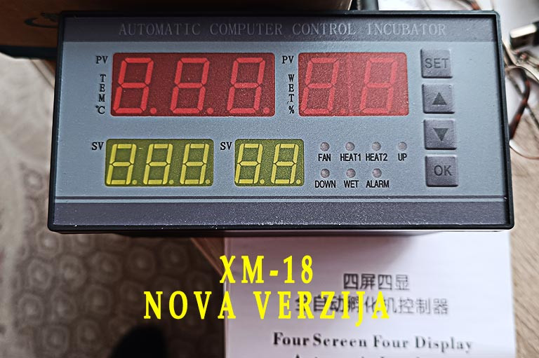 Termoregulator za inkubator XM-18E jaja leghorn pilići