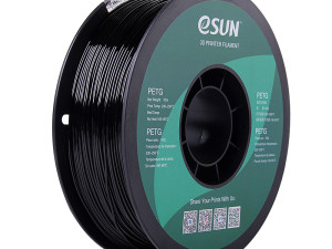3D PETG Print Filament eSUN 1,75mm 1kg Black