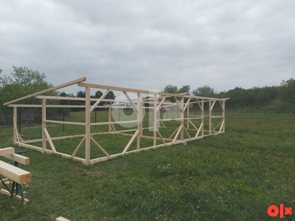 Montažni objekti A Frame kuće i vikendice Ostave Šupe 11