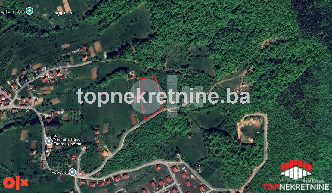 Zemljište 5900m2, Popovići, Ilijaš