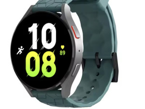 Silikonska narukvica 22mm Smartwatch Football rock blue