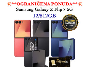 Samsung Galaxy Z Flip 7 5G 12GB 512GB Jetblack 24 MJESECA