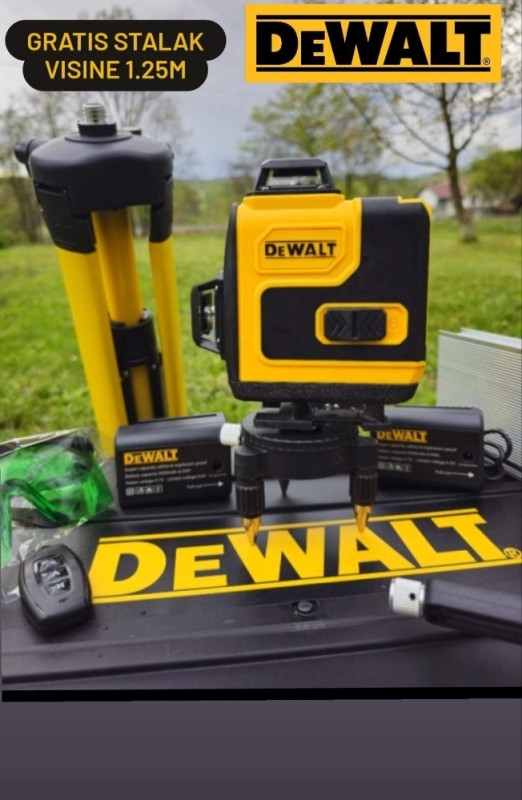 Laser dewalt 4 D gradjevinski +tronozac