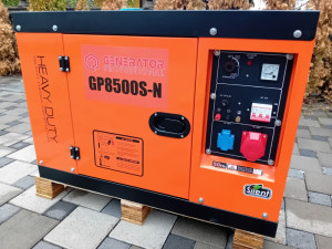 GENERATOR AGREGAT ZA STRUJU DIZEL 7.5 KVA 7 - 8 kw SILENT BESUMNI