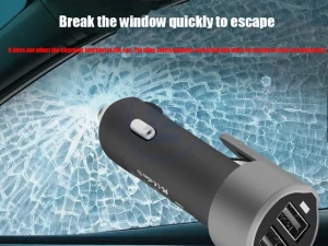 Auto punjac mobitel USB 27W rezac noz pojasa cekic staklo 041162