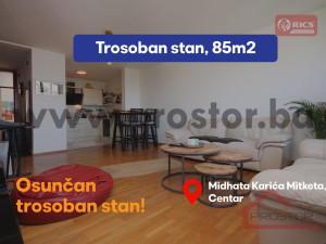 PROSTOR prodaje: Trosoban stan, 85m2, Vrtovi Sunca