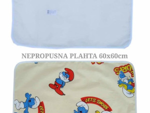 Nepropusna plahta podmetac za krevetac madrac za bebe
