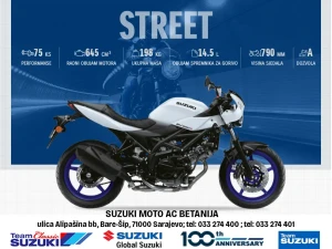 SUZUKI SV 650X - STREET BIKE - AC BETANIJA