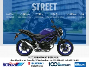 SUZUKI SV650 - STREET BIKE - AC BETANIJA SARAJEVO