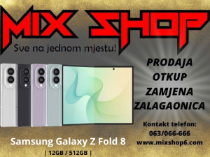 Samsung Galaxy Z FOLD 8 5G 12/512GB Garancija*Zamjena FOLD8 12GB