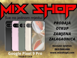Google Pixel 9 PRO 16GB/512GB *Novo*Garancija*Zamjena* 16 gb 512
