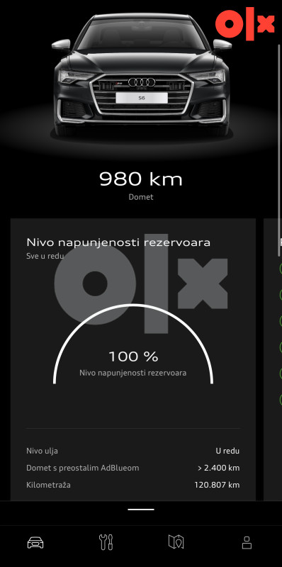 *MOŽE ZAMJENA* Audi S6 3.0 TDI Quattro HD Matrix 360 349KS