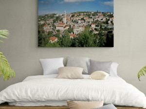 Canvas slika - Selo Ložišća, Brač, Hrvatska 60x40cm Jednodijelna