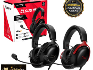 HyperX Cloud III 3 wired Gaming Slušalice AKCIJA