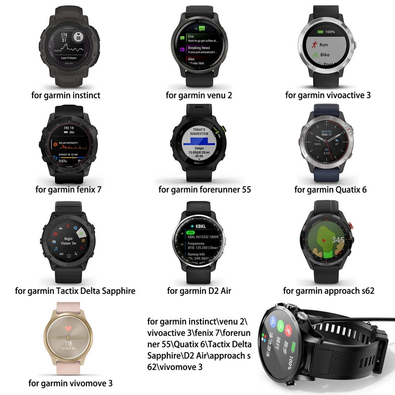 Punjač za sat Garmin Fenix 5 6 7 8 5x 6x 7x PRO Instinct 2 Venu