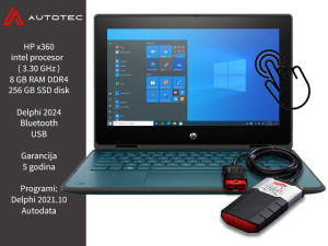 Auto dijagnostika autocom HP x360 11 G7 Delphi 2024