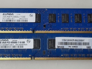 RAM DDR2 4GB ELPIDA 2x2GB = 4GB desktop 4 gige pc