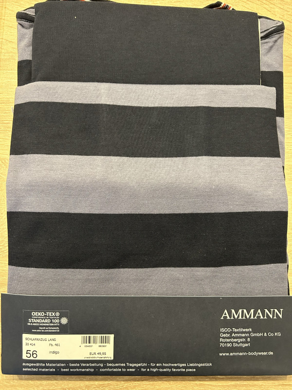 Muška pidžama AMMANN -NOVA XL