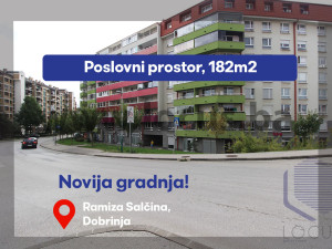 LOCUS: Poslovni prostor 182m2, Dobrinja, Novi Grad