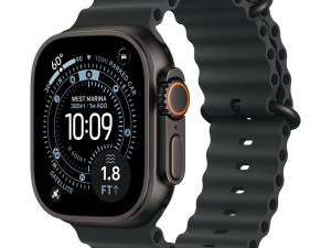 Apple Watch Ultra 3 49mm Black Ti Black Ocean band
