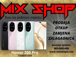 HONOR 200 PRO 12GB/512GB *Novo*Garancija*Zamjena* 5G 12 GB Huawei