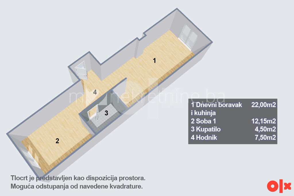 m2: Jahorina / Snježna dolina / apartman 45m2 12
