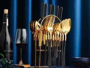 Escajg na stalku - GOLD-BLACK