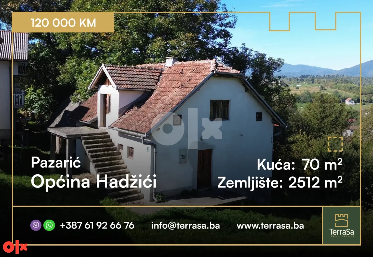 Kuća 70 m2/ Pazarić/ Hadžići