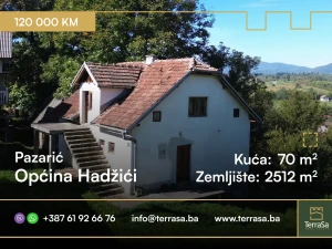 Kuća 70 m2/ Pazarić/ Hadžići