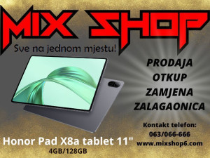 Huawei Honor Pad X8a 128GB 11" *Garancija*Zamjena* X8-a tab 4GB