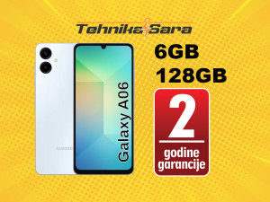 Samsung Galaxy A06 6GB 128GB Silver - Akcija