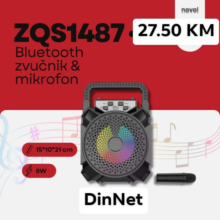Bluetooth zvucnik sa mikrofonom