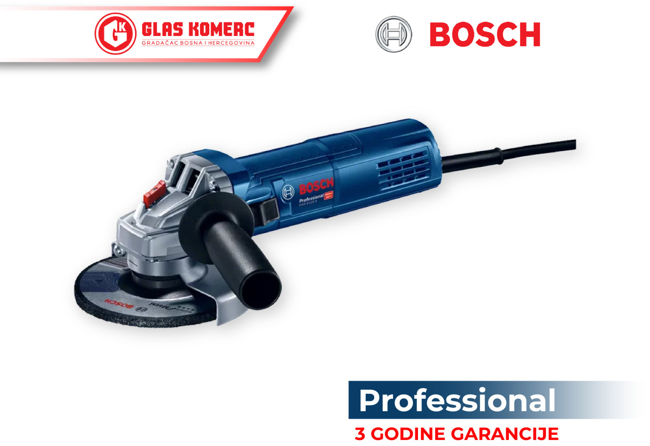 Bosch GWS 9-125 S Professional - Kutna brusilica - potenciometar