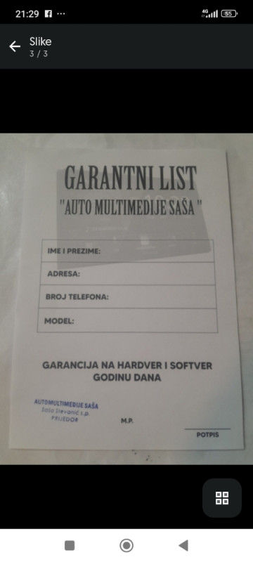 MULTIMEDIJA HYUNDAI I40 2/32 CARPLAY WIFI GPS IGO