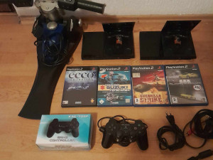2x Play Station 2 Vintage Volan ( Ps2 )