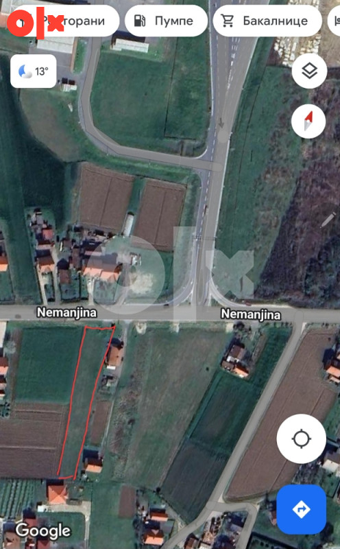 Zemljište Laktaši 2100 m2 na izlazu na auto-put 3