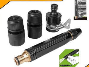 Prskalica sa priključcima 1/2 Black