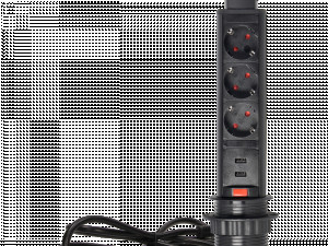 Produžni kabl sa 3xSchuko utičnice + 2 x USB, ugradbena