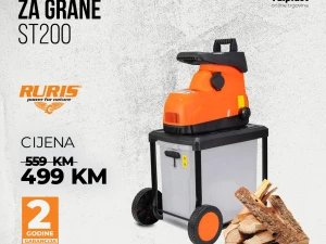 Ruris drobilica sjeckalica za grane ST200 2800W