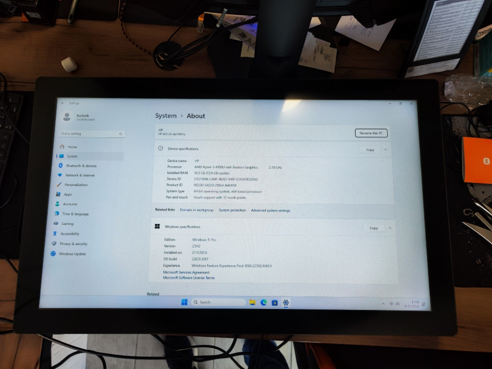 Monitor Iiyama 32" Touch 12 points Ips HDMi/VGA/DVI