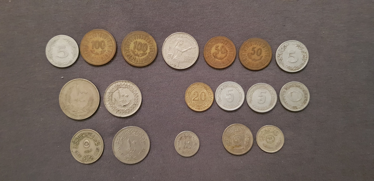Kovanice arapske (18kom)-Otomansko,Tunis, Alžir, Egipat, Libija